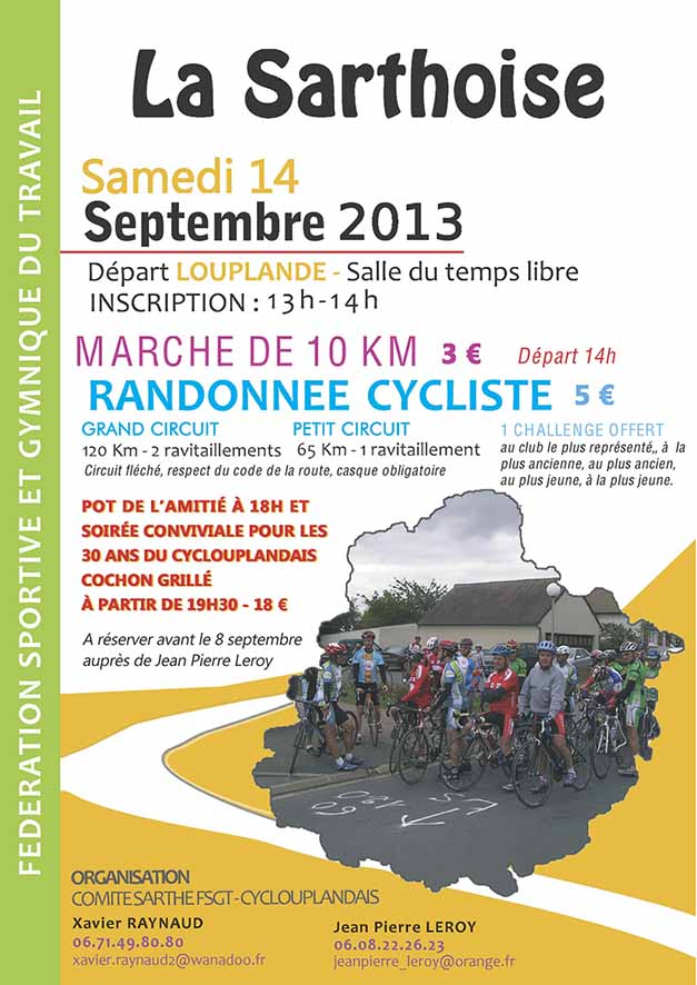 14 SEPTEMBRE LA SARTHOISE