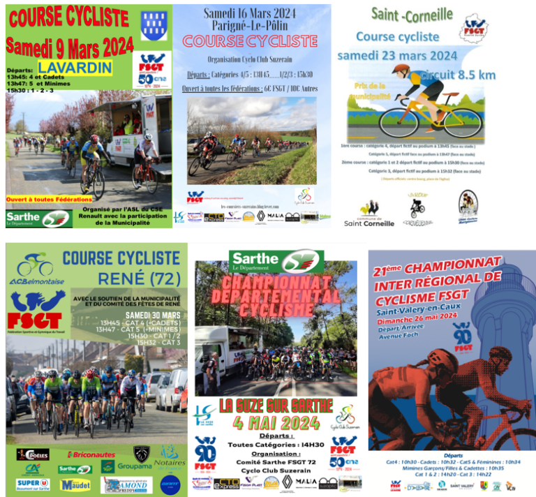 Courses début de saison 2024