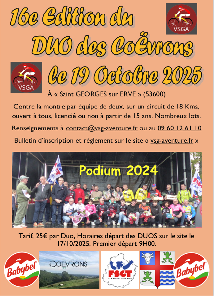 Duo Des Coevrons et 3H VTT